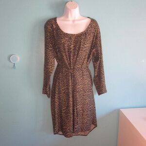 My Sunday Morning French Brand Womens Size M Pullover Dress With Tie Waist